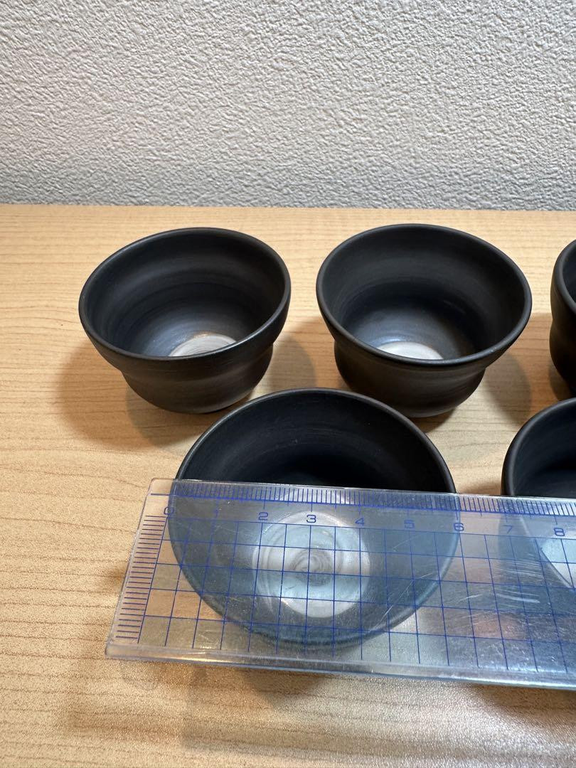 Tokoname Ware Kuwayama Keiyo Black Clay Tea Set w/ Box and Tokoname Ware Kuwayama Keiyo Black Clay Tea Set w/ Box and