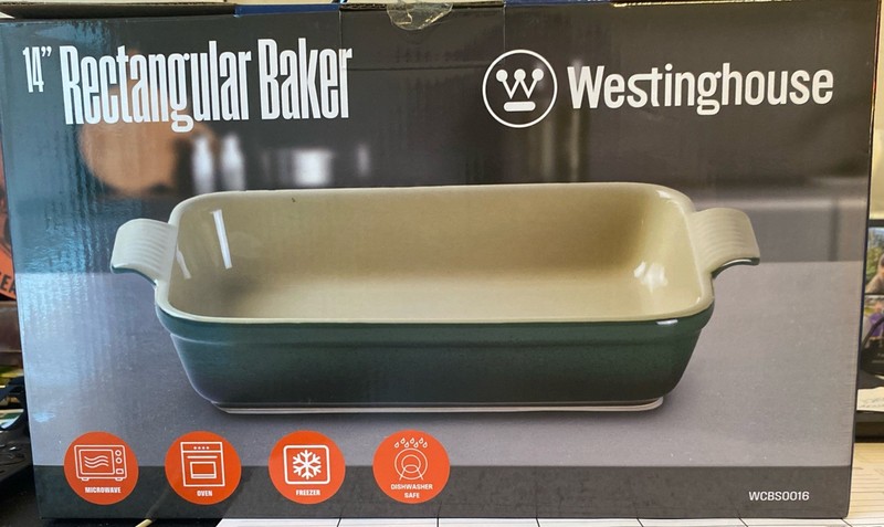 Westinghouse 14" Rectangular Baker - New Green 