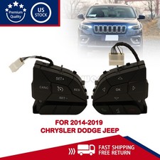 1 Pair 05081288a Steering Wheel Control Switch For 2014-2019 Chrysler Dodge Jeep 1 Pair 05081288a Steering Wheel Control Switch For 2014-2019 Chrysler Dodge Jeep
