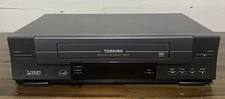 Toshiba VHS Video VCR W-512 VCR Player & Recorder Black 4 Head Tested  No Remote
