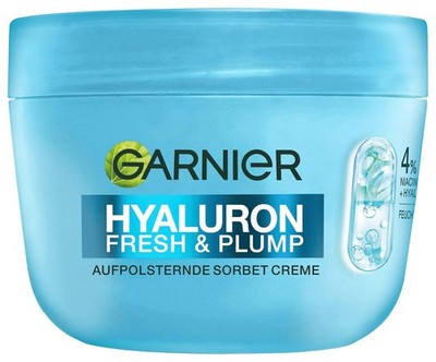 Garnier Hyaluron Fresh & Plump Aufpolsternde Sorbet Creme   Gesichtspflege mit