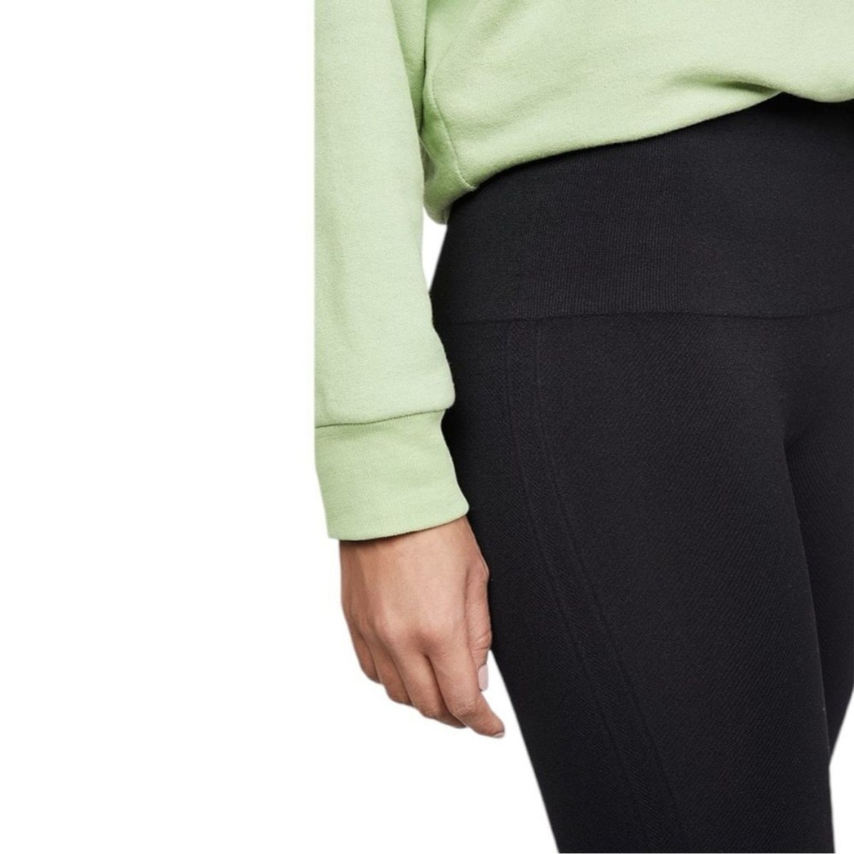 Spanx Womens Look At Me Now Seamless Shaping Leggings Black Size M View 3