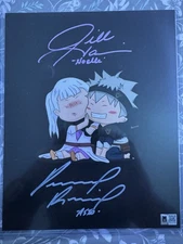Black Clover Signed Asta And Noelle Print
