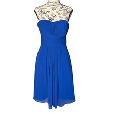 Bill Levkoff NWT Strapless Horizon Blue Dress Style 765 Wedding Prom Homecoming