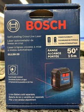 BRAND NEW - Bosch Self-Leveling Cross-Line Laser (GLL50-20) - ON SALE !!