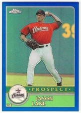 2003 Topps Chrome Traded JASON LANE Insert REFRACTOR Parallel Card #T157 ASTROS