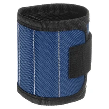Magnetic Wristband for Screws 15 Magnets Nylon Wrist Band Dark Blue