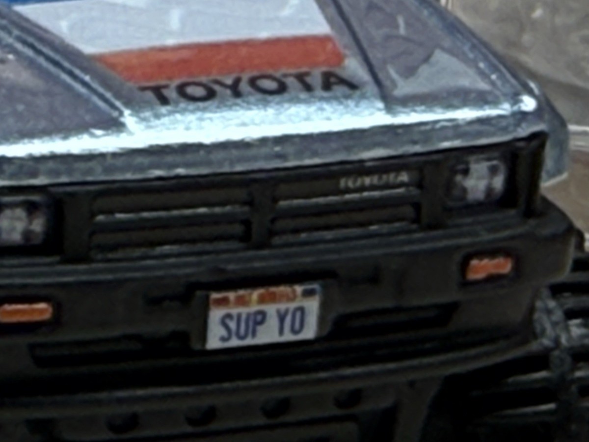 2026 Hot Wheels Dallas Convention Charity Car 1987 Toyota Tacoma