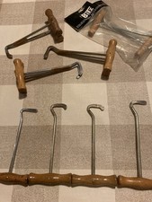 Job Lot Of 4 Pairs Boot Pulls / Hooks For Boots & Shoes Plus 4 Singles