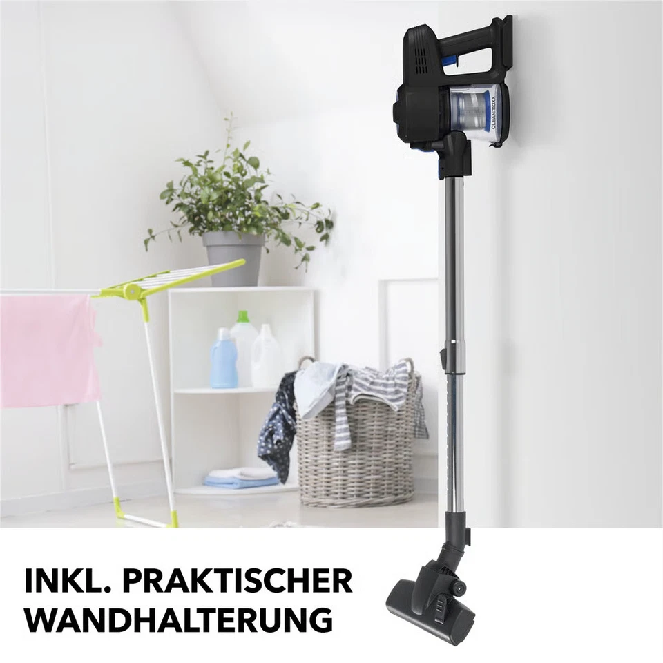 CleanMAXX Akku Staubsauger Hand u. Boden Sauger beutellos kabellos Zyklon 120W - Bild 3 von 4