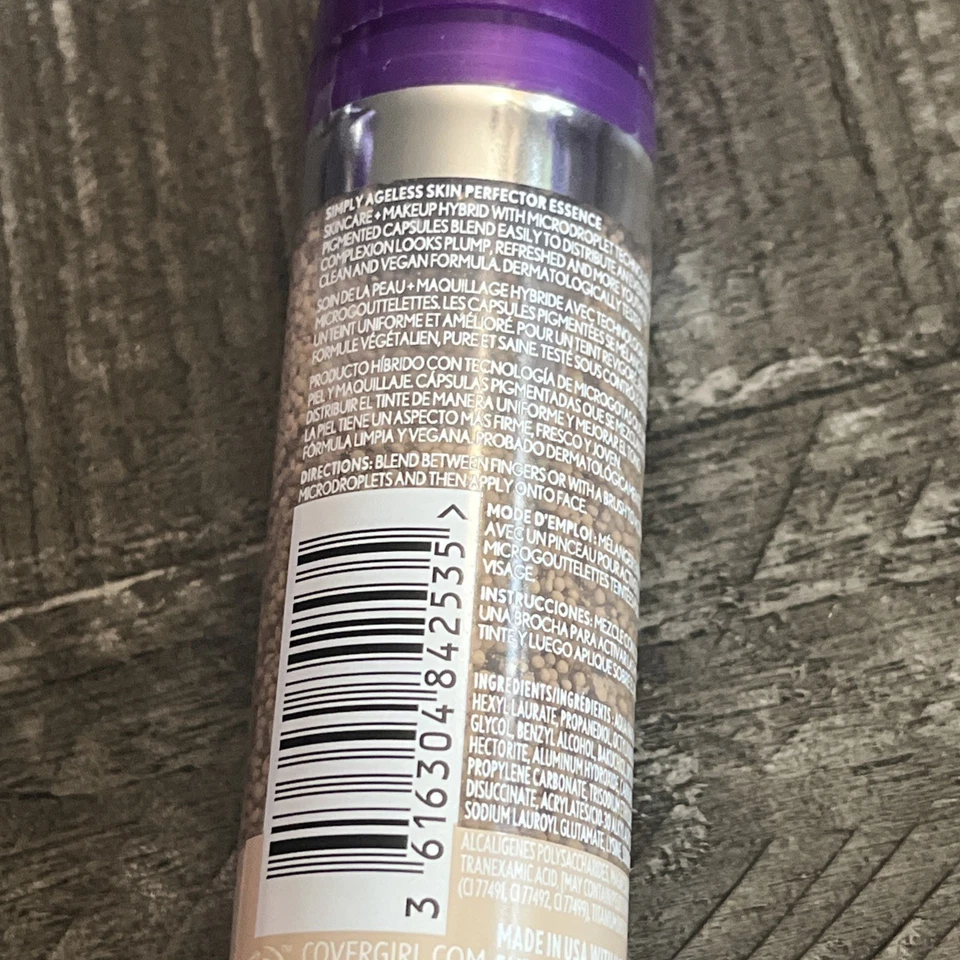 Covergirl Simply Ageless Skin Perfector Essence Hydro Fresh Tint #30 Light Mediu - Image 3 of 3