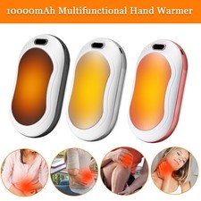 Dual-Sided Heated Hand Warmers , 10000mAh Rechargeable Portable Hand Warmer