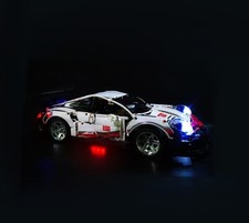LED-Beleuchtungsset Licht-Set Akku-Box für Lego Porsche 911 RSR 42096 Modell Tec