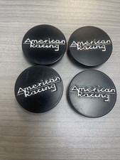 Ar American Racing Gloss Black Snap On Center Caps 2.75 1521s01 - Set4 Ar American Racing Gloss Black Snap On Center Caps 2.75 1521s01 - Set4