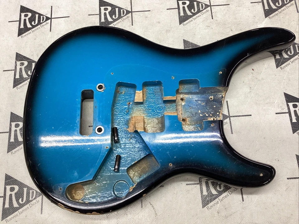 80’s Washburn Japan Force 3 Electric Guitar Body Blueburst - Image 2 of 4