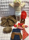 Vintage Cabbage Patch Kids Doll, Cowboy Outfit, Fancy Furs coat & hat