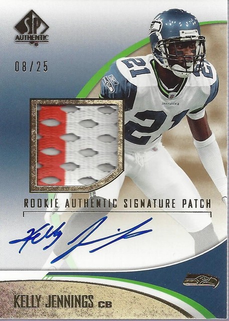 2006 SP Authentic Gold #239 Kelly Jennings Auto Jersey /25 - FB
