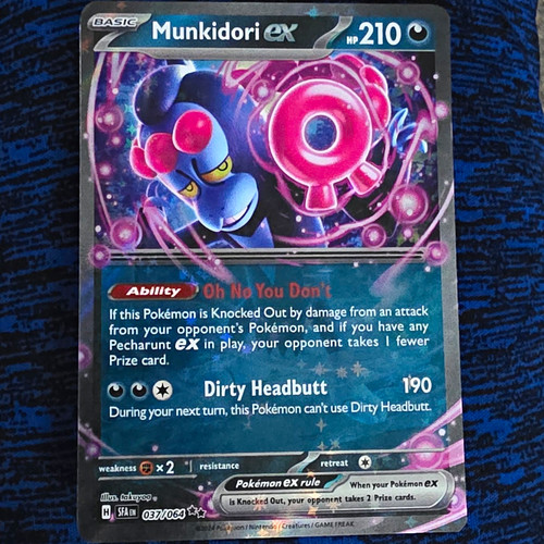 The Pokemon Company Pokemon TCG SV Shrouded Fable Munkidori ex 037/064 Holo DR