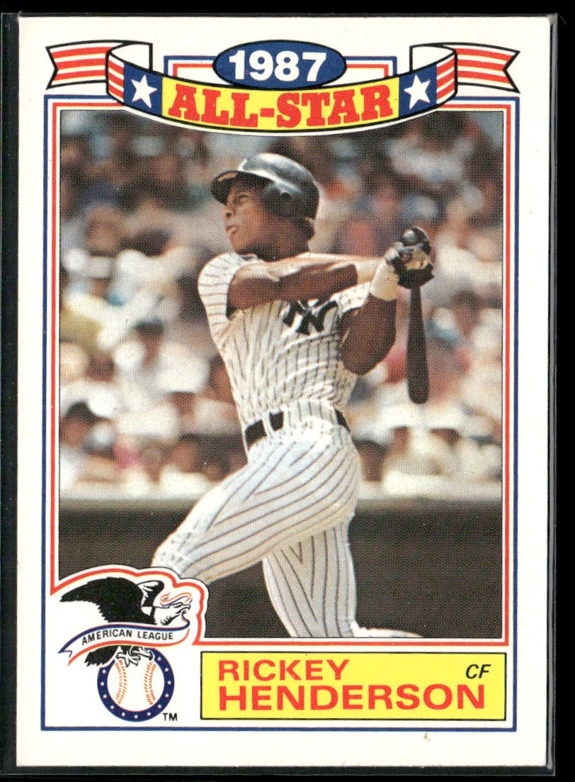 1988 Topps #7 Rickey Henderson All-Stars