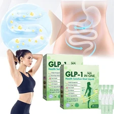 GLP-1 SIX-in-ONE Health Solution Oral Liquid, Advanced Body Care Liquids Drop US