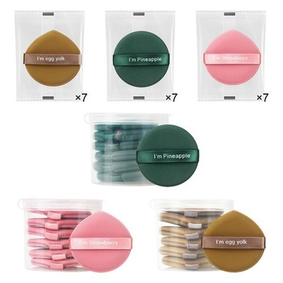 7 Stück Make-up Puder Puffs Foundation Werkzeug Nasser Schwamm Trocken Gesicht