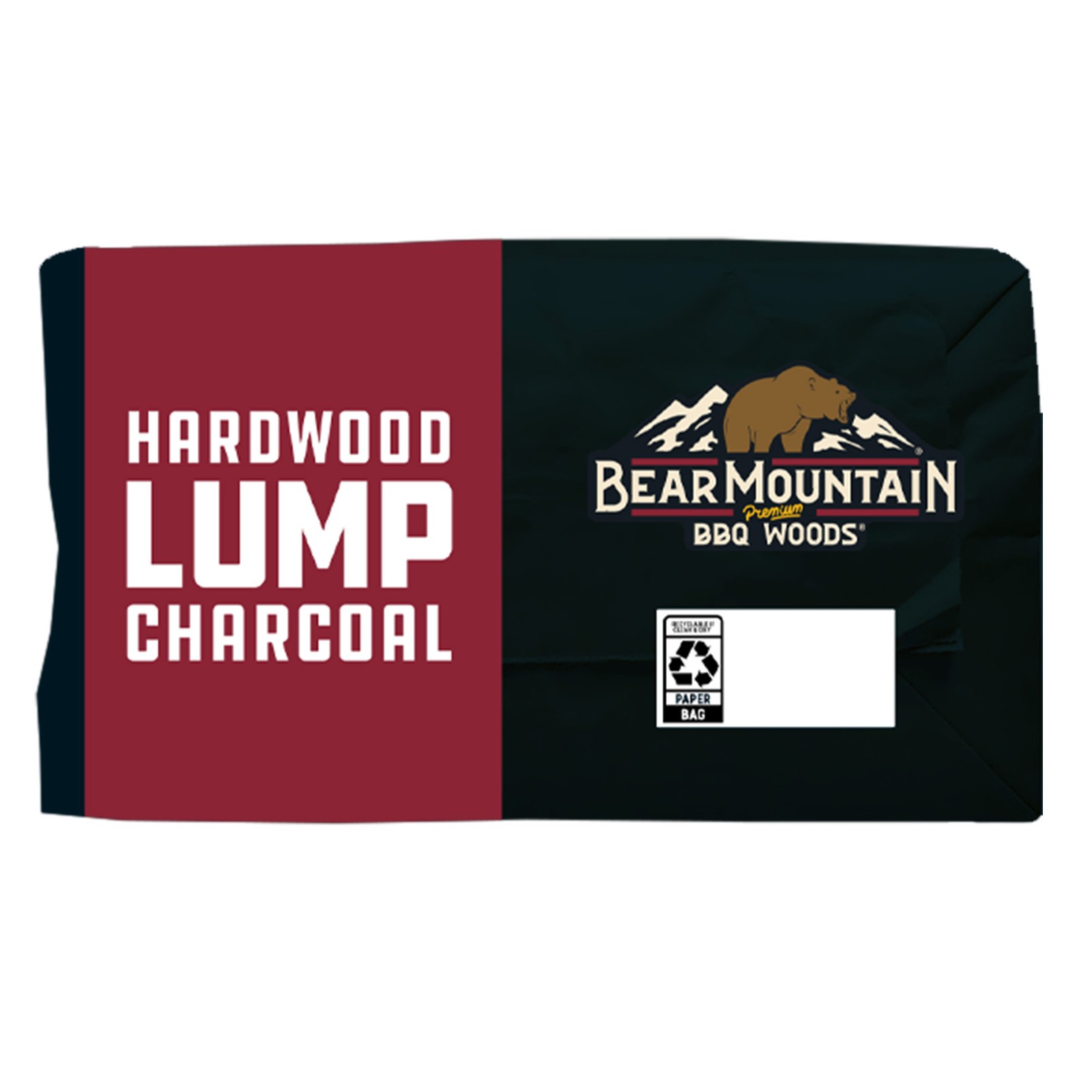 Bear Mountain BBQ Hardwood Lump Charcoal, Premium Grade for BBQ Grills, 8.8 Lbs