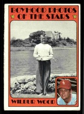 1972 Topps #342 Wilbur Wood - Chicago White Sox (MARKED)