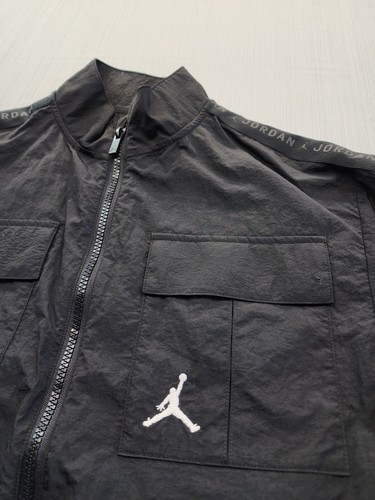 New Nike Air Jordan Nylon Windbreaker Jacket Big Girls Youth Sz Large 12-13yrs - Picture 3 of 12