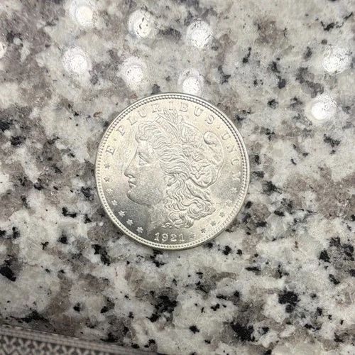 1921 Morgan Silver Dollar Coins Lot, $1, Circulated, Business Strike, Silver