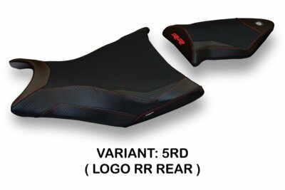 Bmw S 1000 Rr 2009-2011 Tappezzeria Italia Seat Cover Red Anti Slip Design 263