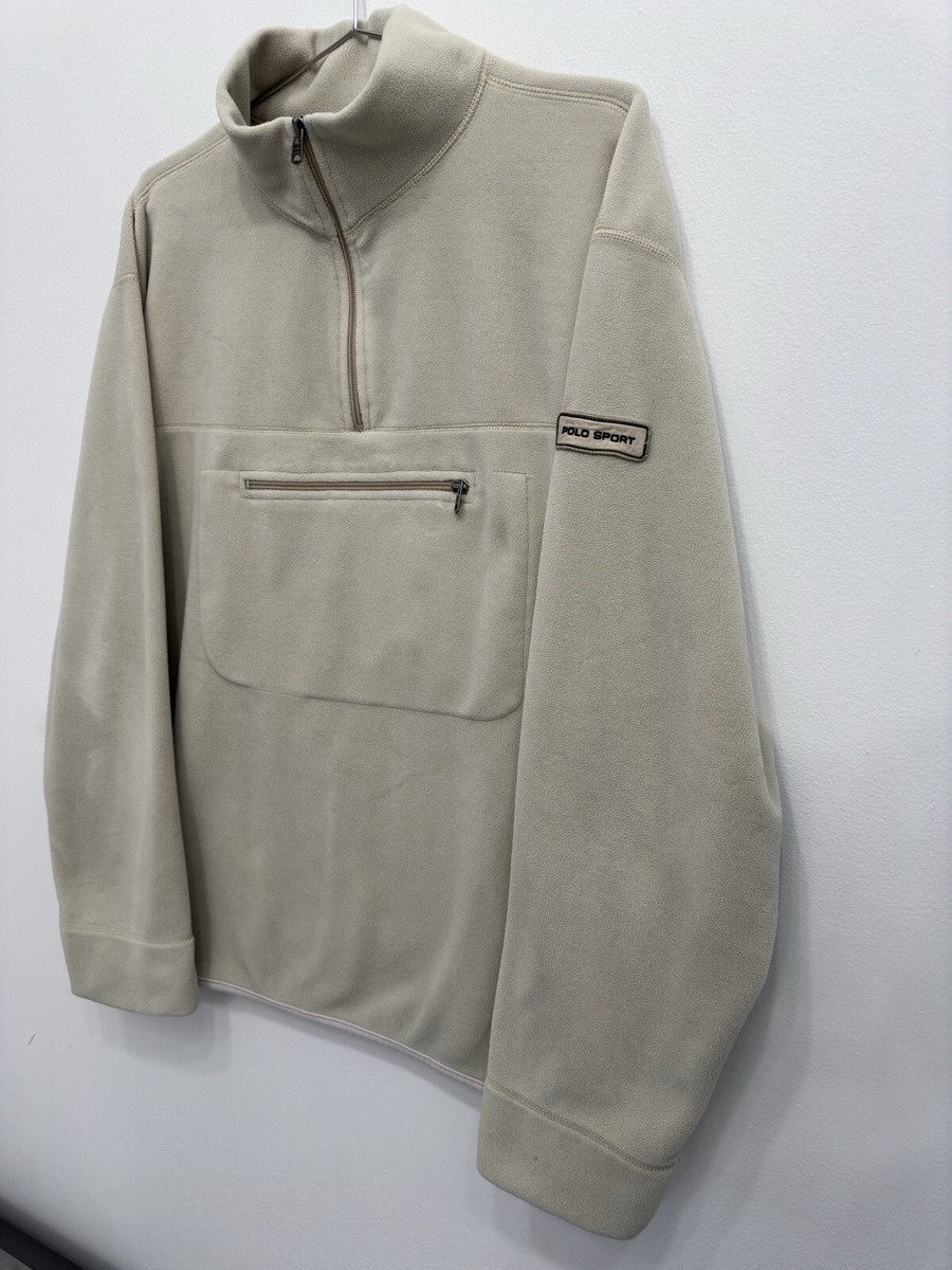 トップス 90s Polo by Ralph Lauren native fleece Vintage Polo Hi Tech Fleece Jacket Red Blue Ralph Lauren