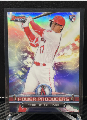 大谷翔平 2018 Bowman's Best Refractor Shohei 2018 Bowman's Best Shohei Ohtani Rookie Refractor Card Mint+ | eBay