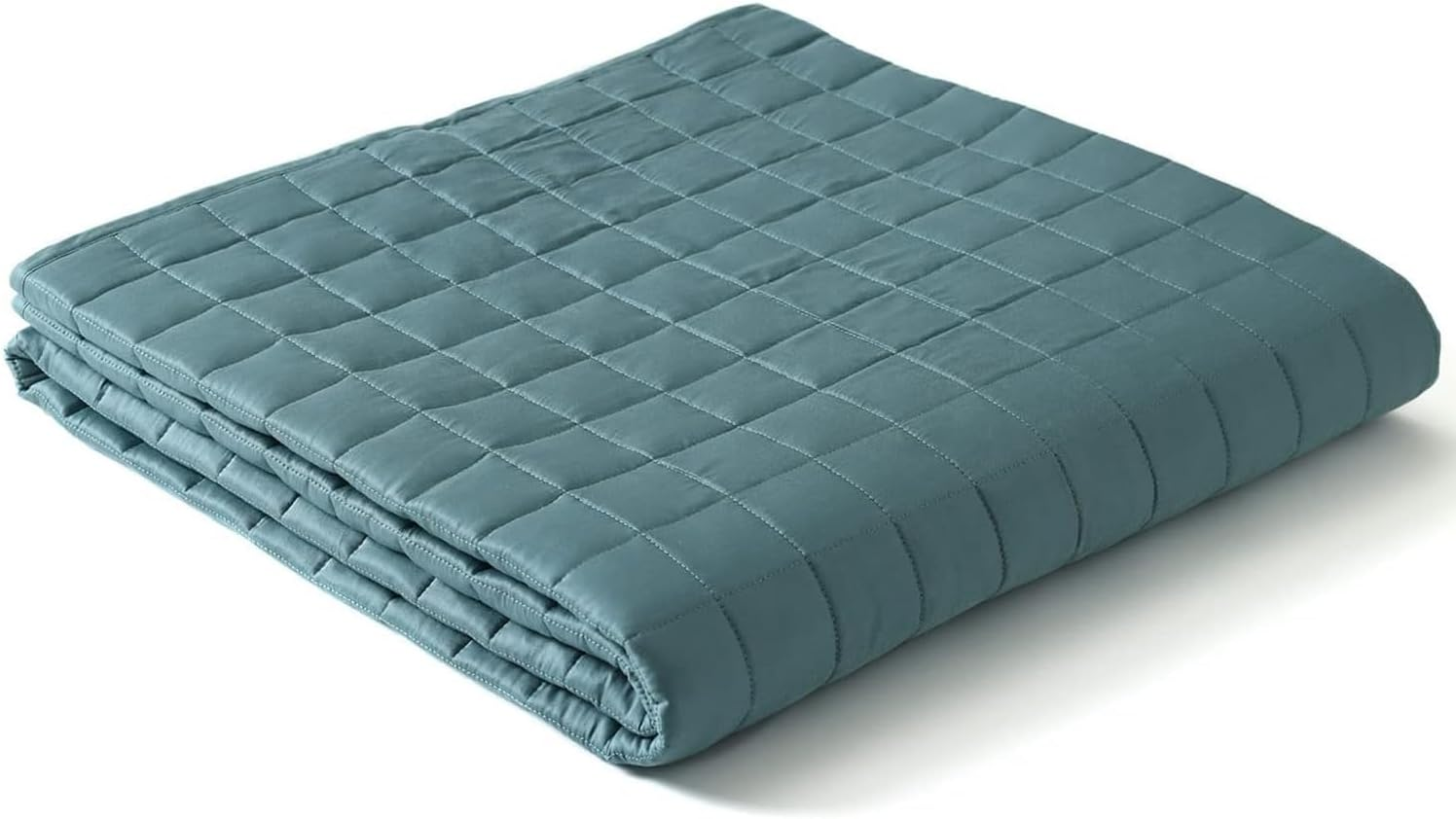 Cooling Weighted Blanket,Smallest Compartments with Glass Beads,Bed Blanket for-image