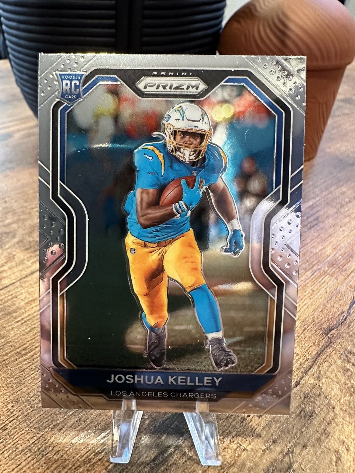2020 JOSHUA KELLEY RC Panini Prizm BASE ROOKIE CARD #326 LOS ANGELES CHARGERS