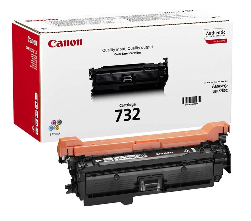 Canon 732C (6262B002) Cartouche de toner Cyan authentique (TVA incluse) - Photo 1/1