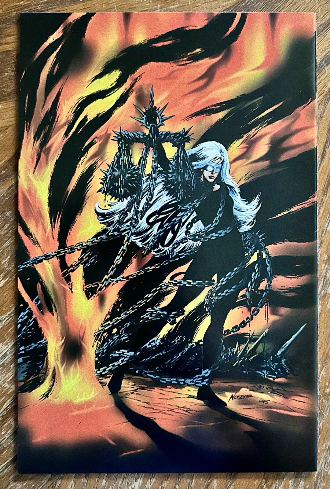 Set Comic Text Neil Gaiman's Lady Justice #1 Mint! Teckno Comix Bill Sienkiewicz Cover ...