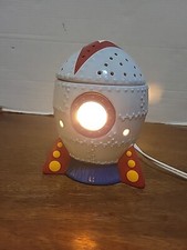 Scentsy Blast Off Rocket Warmer SpaceShip Kids Retired Please Read Description