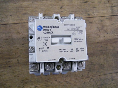 NEU WESTINGHOUSE A201KACA Serie J Umkehrschütz 9 AMP Starter - Bild 3 von 6