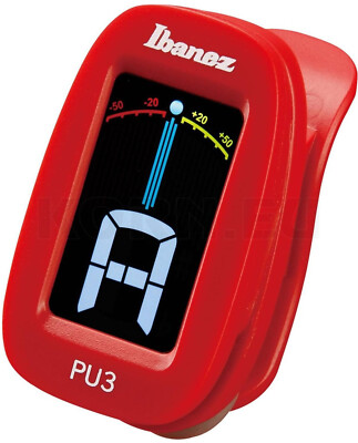 IBANEZ PU3-RD Chromatic Clip Tuner