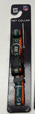 Miami Dolphins Dog Collar 14" to 20" Pet Supplies Medium NFL Official