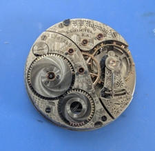 VINTAGE 18 SIZE ELGIN BW RAYMOND GRADE 240 POCKET WATCH PARTS