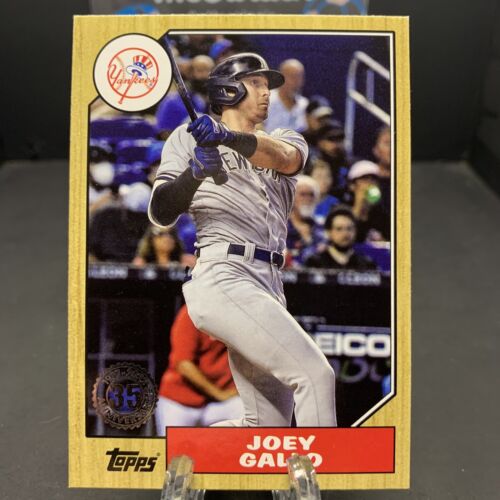 2022 Topps Series 1 1987 Topps Baseball 35th Anniversary Joey Gallo #T87-89