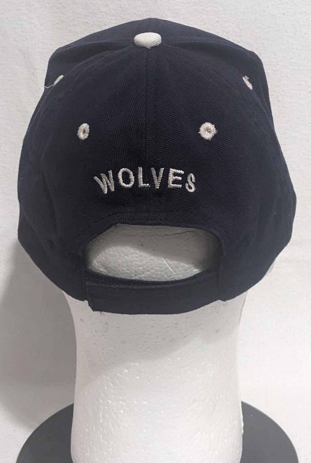 "Wolves" Blue Adjustable Baseball Cap - Pre-owned… - image 4