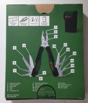 BOSCH MULTI TOOL (16 MULTI-FUNCTION TOOLS) 1600A02Z98 | eBay