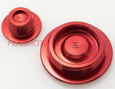 ZETA - ZE89-1120 RED Engine Plugs Honda CRF150R CRF250R CRF450R