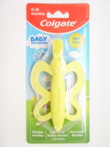 colgate baby toothbrush and teether