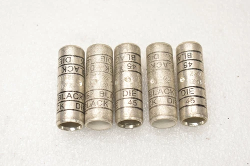 Thomas & Betts 2/0 125N Compression Lug 45 Black Die - Lot of 5