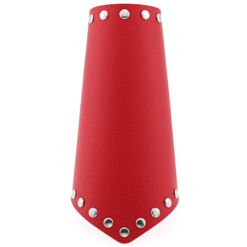 Gothic Armor PU Leather Wrist Bracers Alloy Rivet Decor Medieval Wrist Guard - Picture 8 of 19