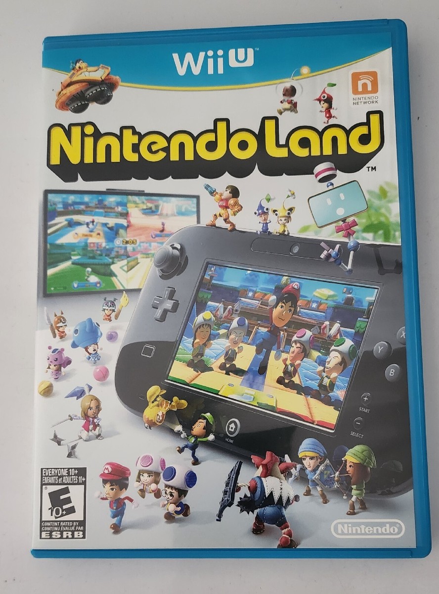 Nintendo Land (Nintendo Wii U, 2012) Complete W/ Manual
