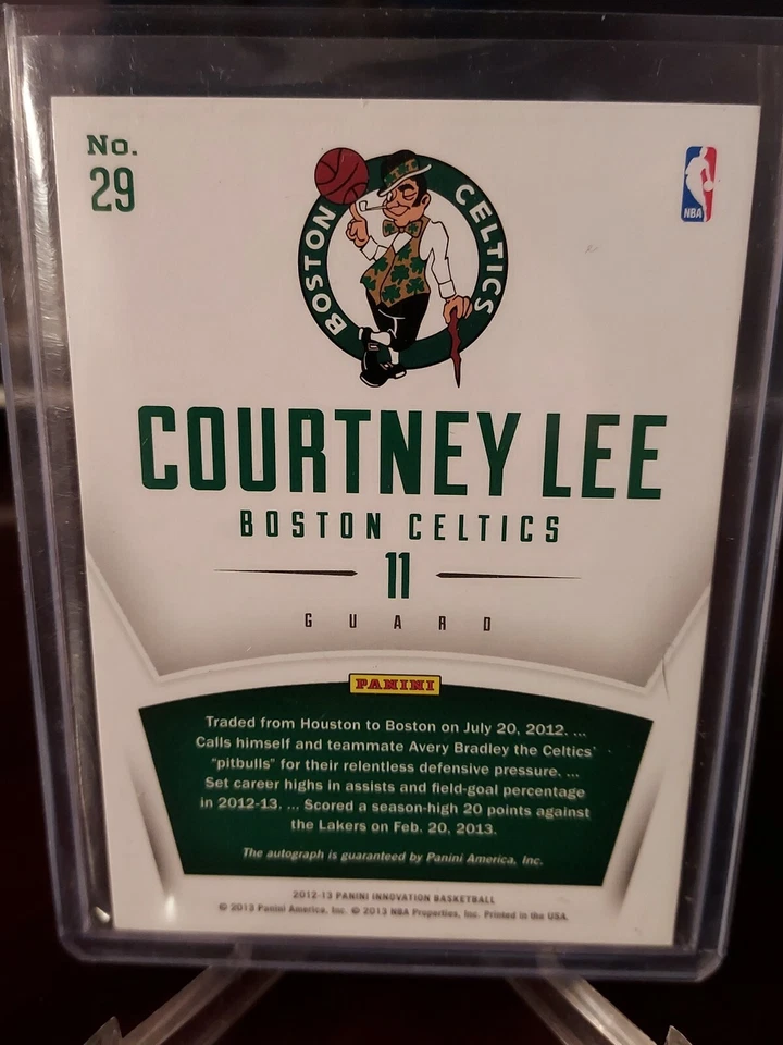 Courtney Lee 2012-13 Innovation Ink #20/25 Boston Celtics #29 - Image 4 of 4